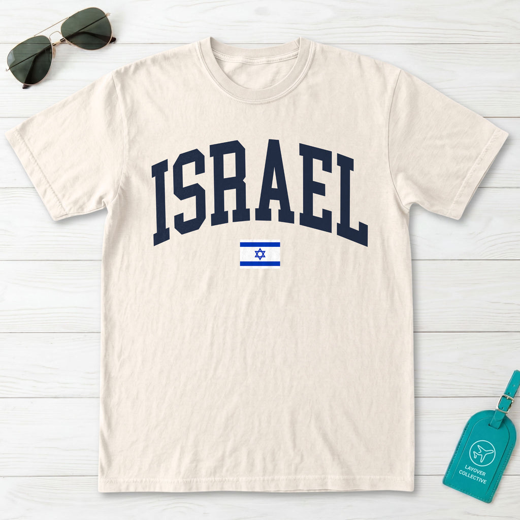 Israel Collegiate Flag T-Shirt