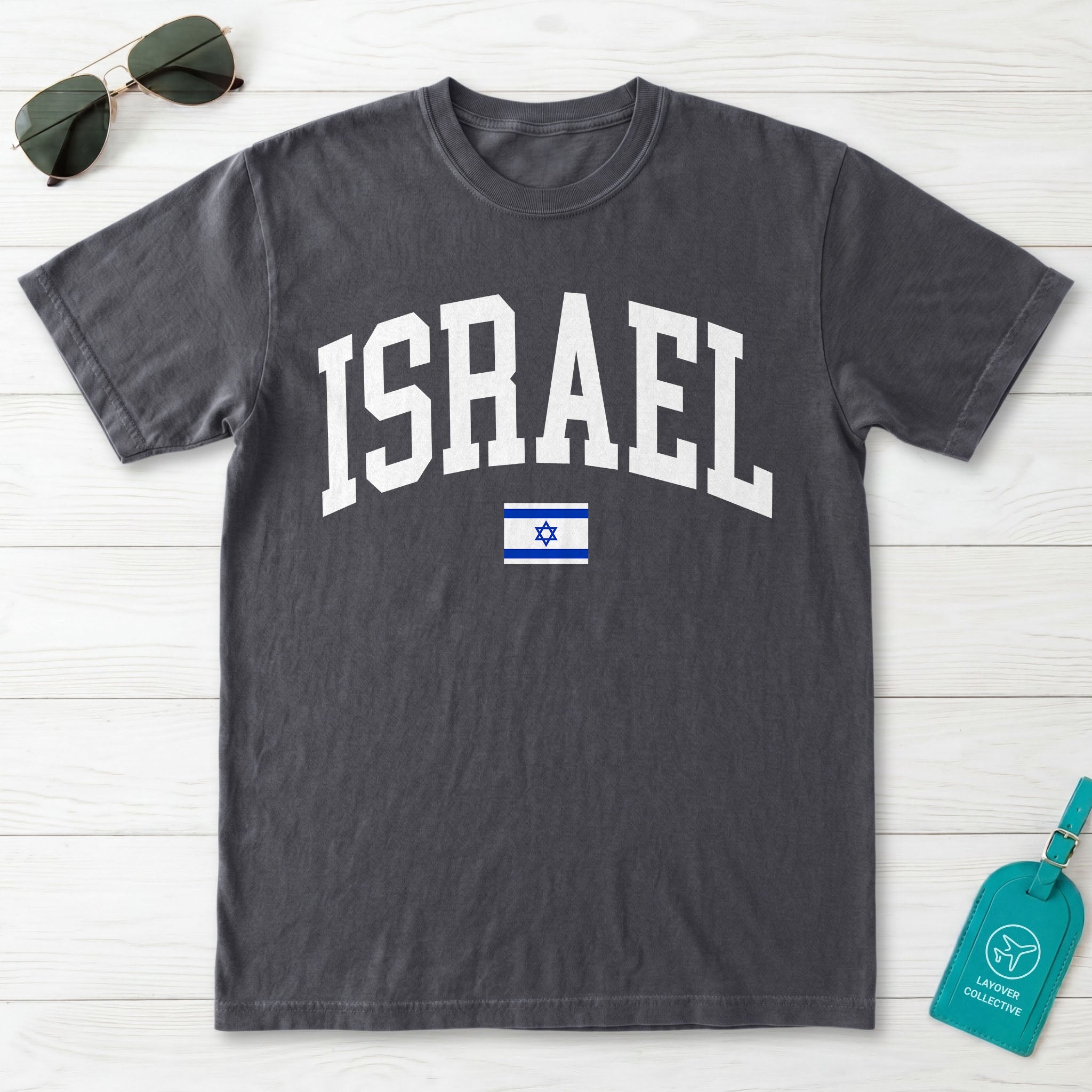 Israel Collegiate Flag T-Shirt