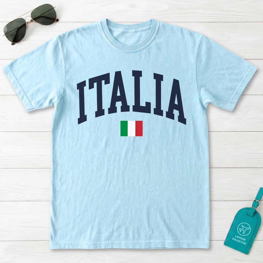 Italia Collegiate Flag T-Shirt