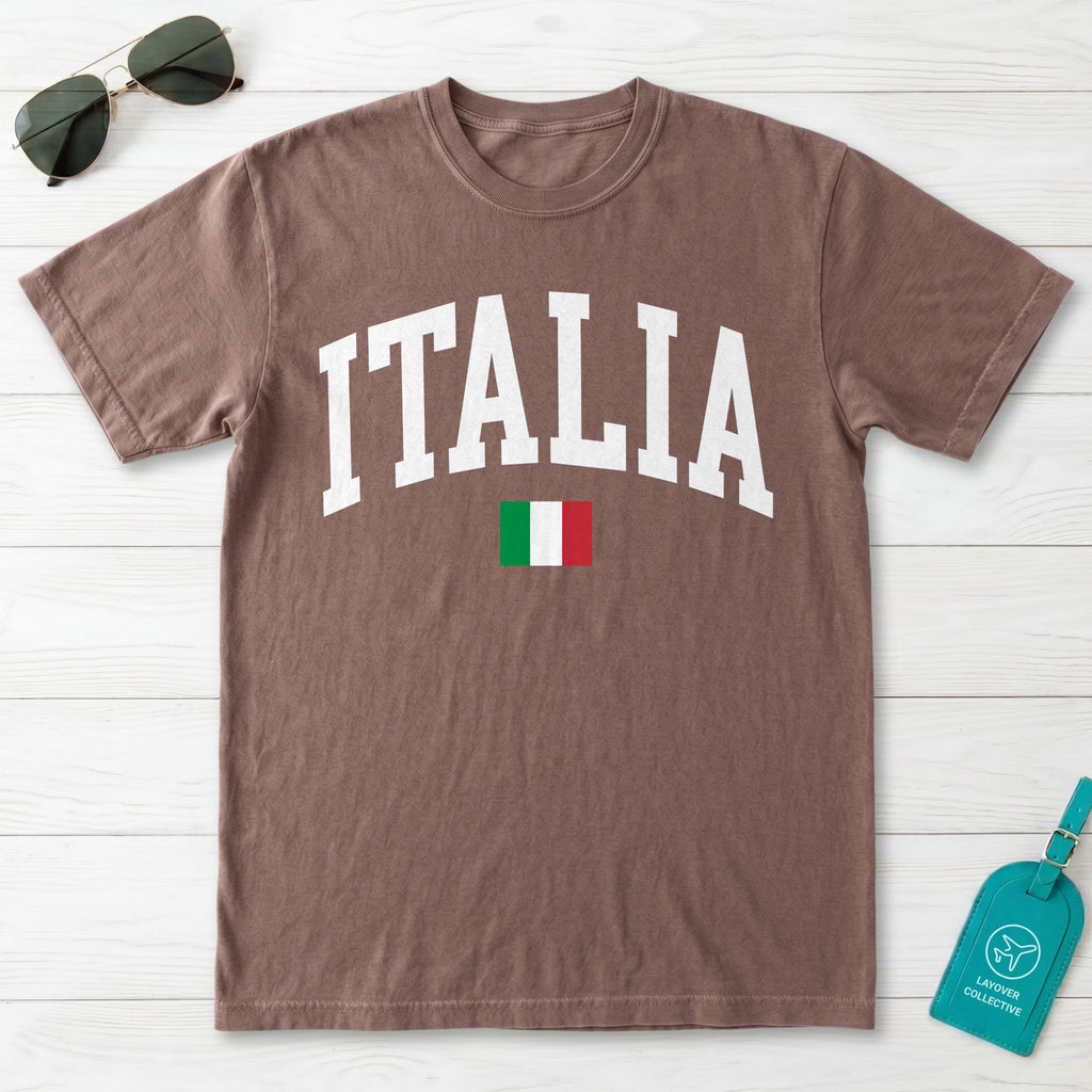 Italia Collegiate Flag T-Shirt