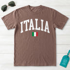 Italia Collegiate Flag T-Shirt