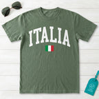 Italia Collegiate Flag T-Shirt