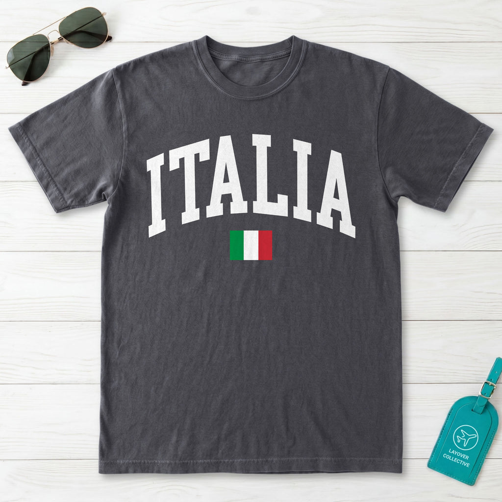 Italia Collegiate Flag T-Shirt
