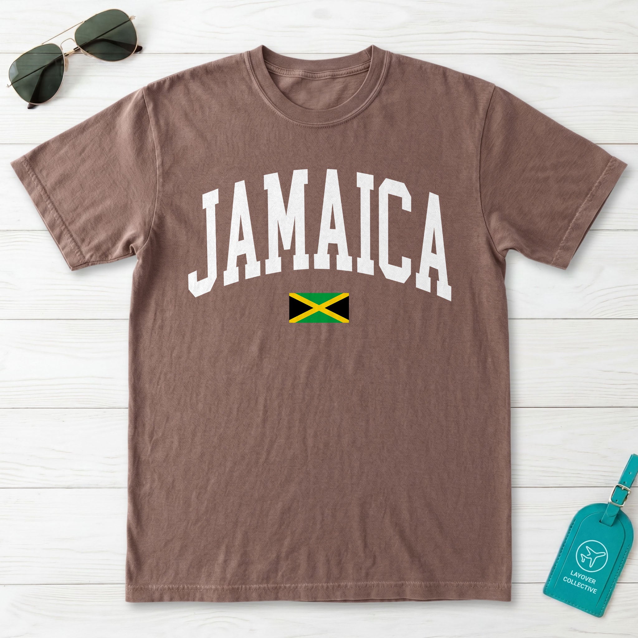 Jamaica Collegiate Flag T-Shirt