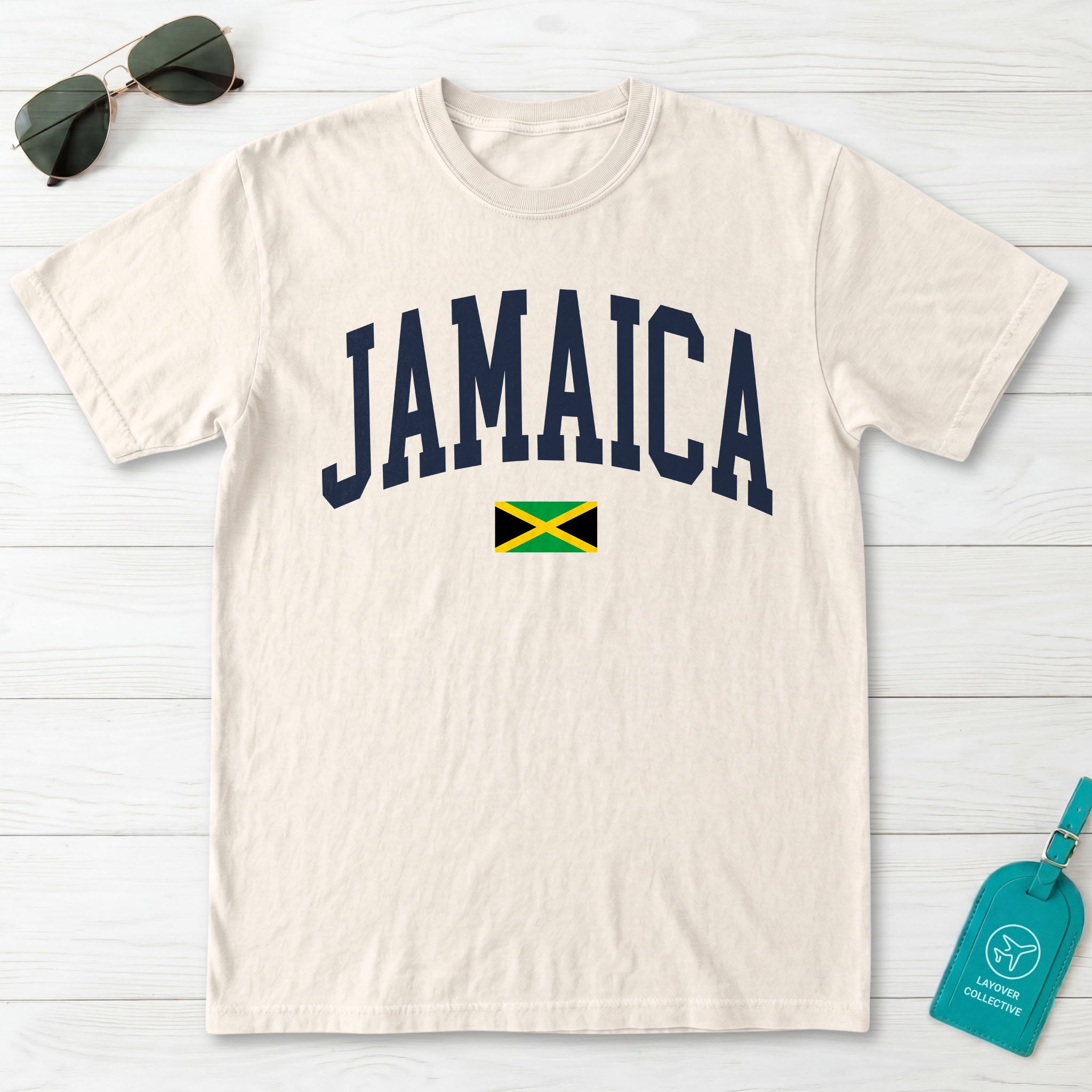 Jamaica Collegiate Flag T-Shirt