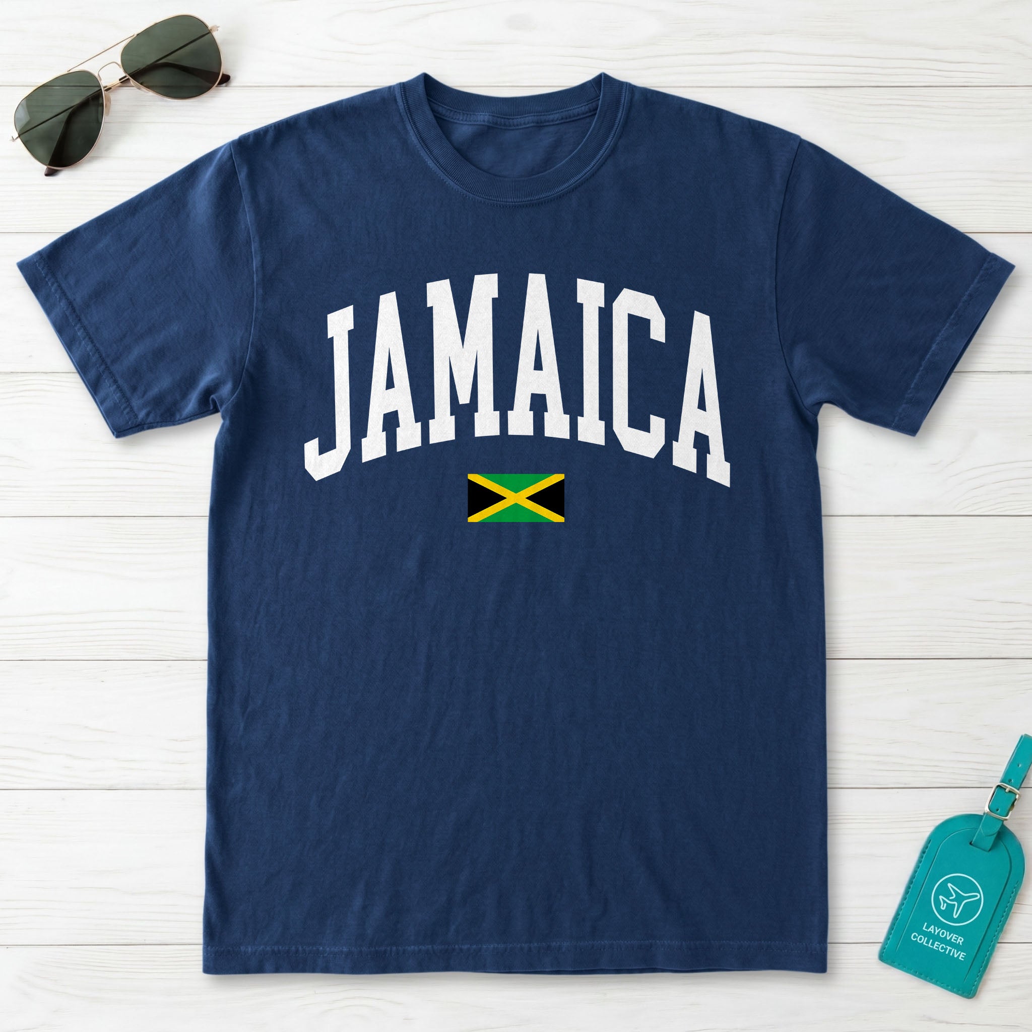 Jamaica Collegiate Flag T-Shirt