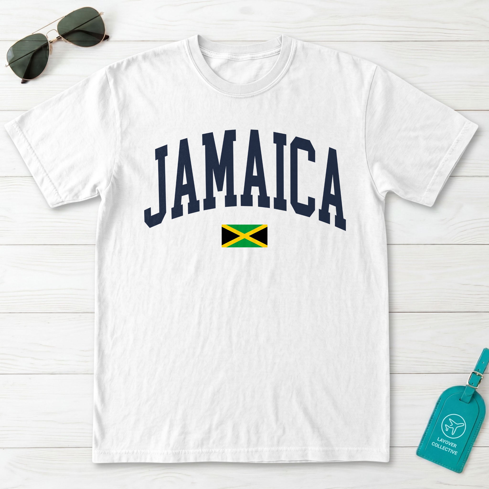 Jamaica Collegiate Flag T-Shirt