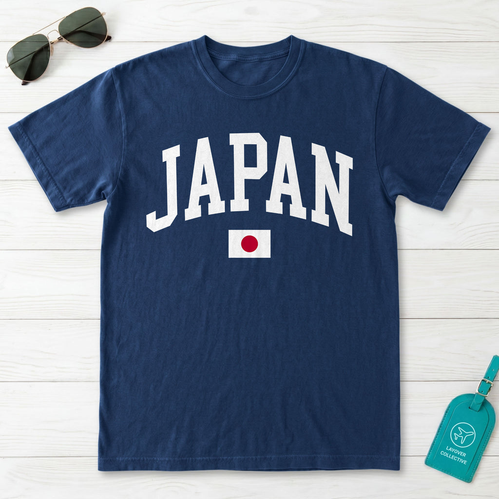 Japan Collegiate Flag T-Shirt