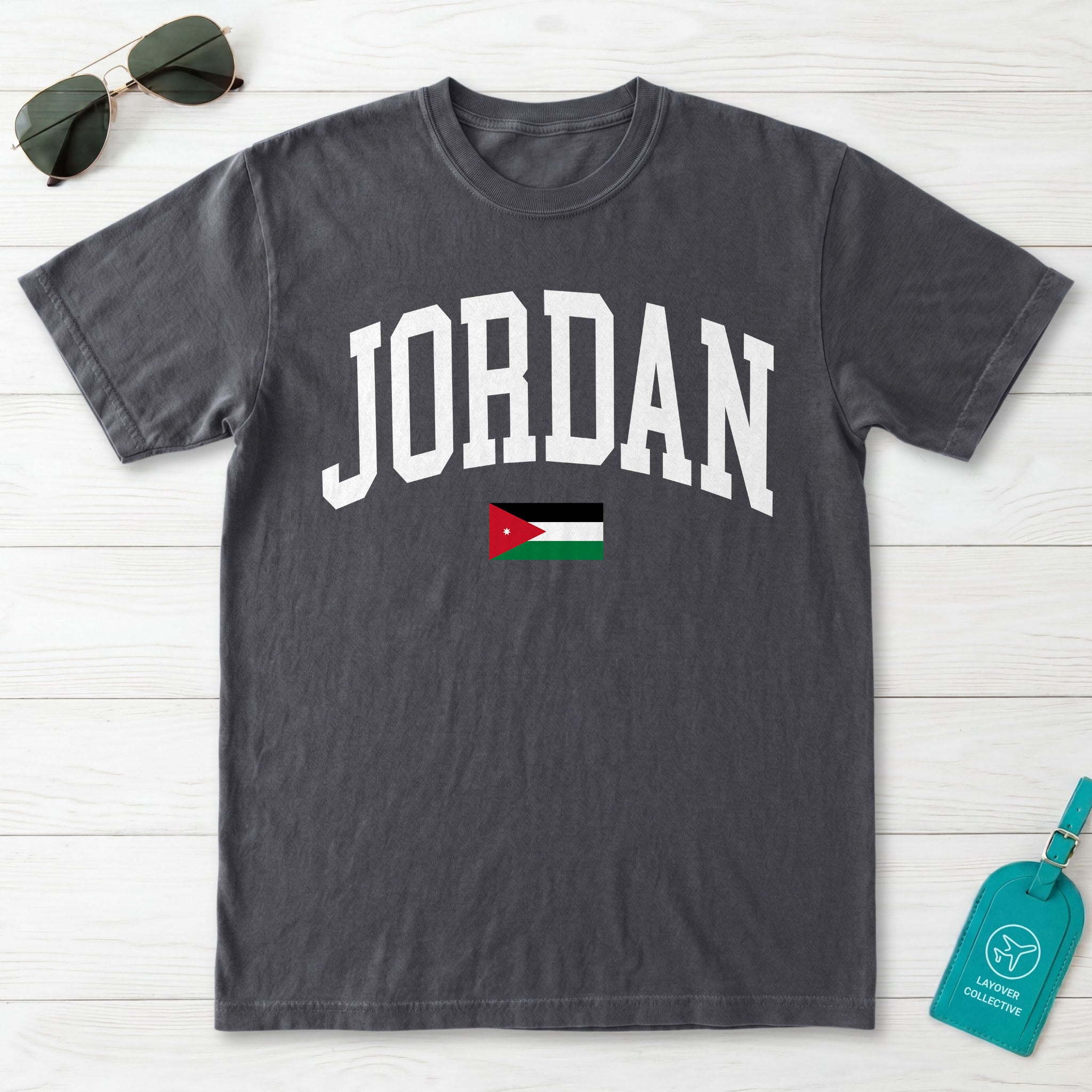 Kuwait Collegiate Flag T-Shirt