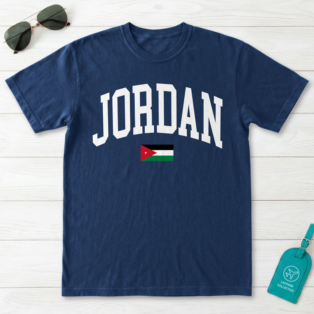 Kuwait Collegiate Flag T-Shirt