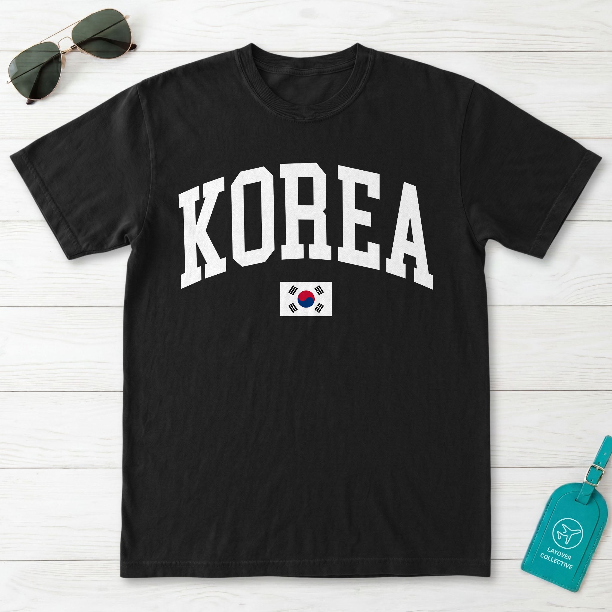 Korea Collegiate Flag T-Shirt
