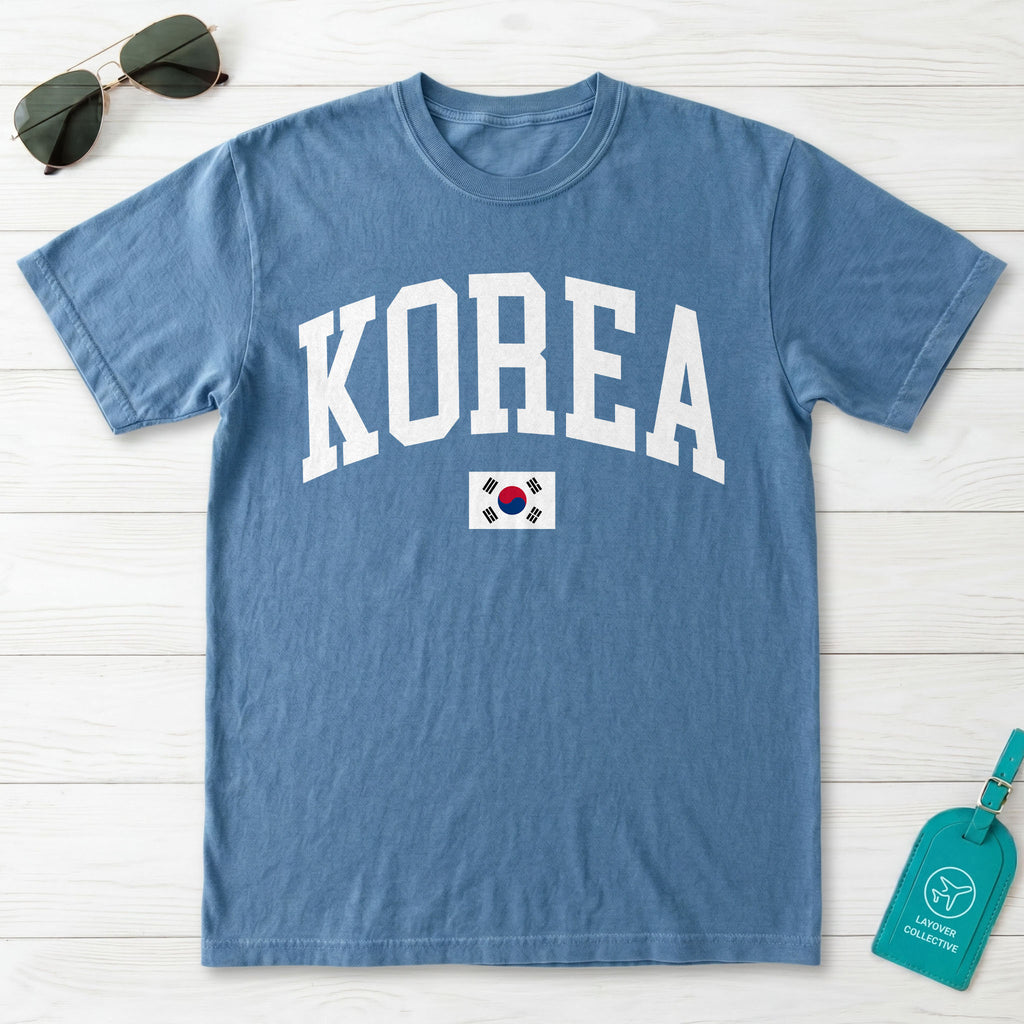 Korea Collegiate Flag T-Shirt