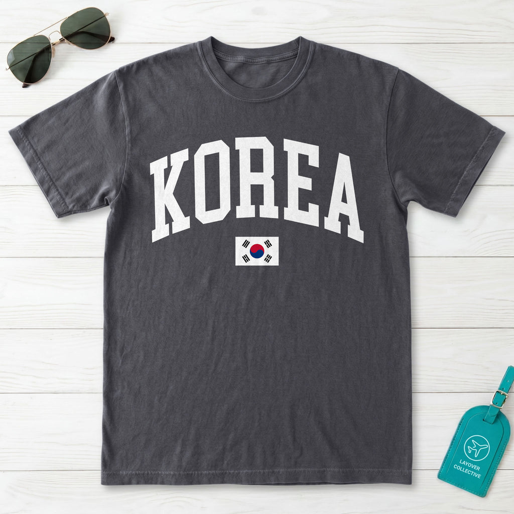 Korea Collegiate Flag T-Shirt