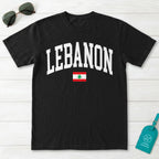 Lebanon Collegiate Flag T-Shirt