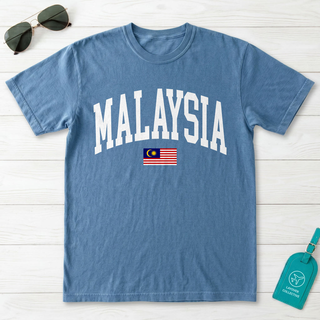 Malaysia Collegiate Flag T-Shirt