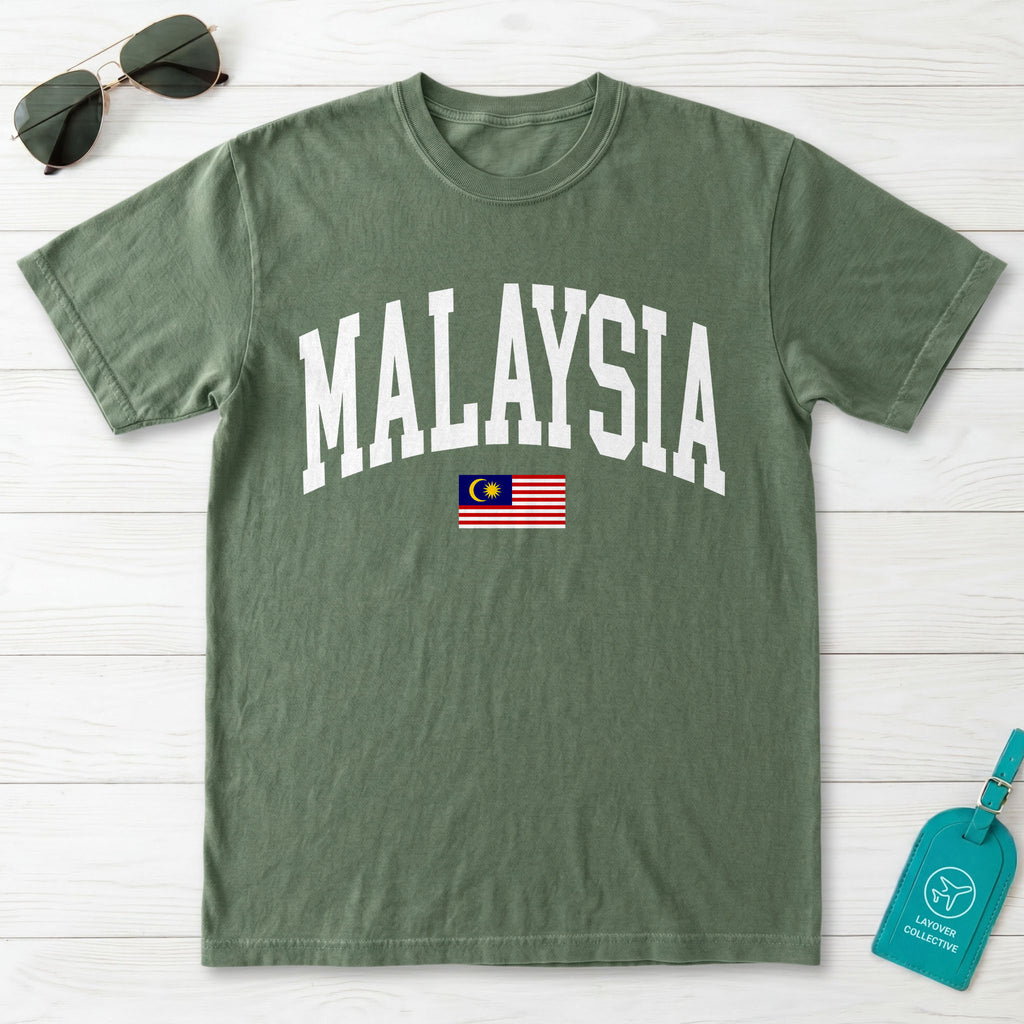 Malaysia Collegiate Flag T-Shirt