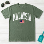 Malaysia Collegiate Flag T-Shirt