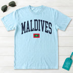 Maldives Collegiate Flag T-Shirt