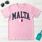 Malta Collegiate Flag T-Shirt