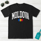Moldova Collegiate Flag T-Shirt