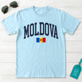 Moldova Collegiate Flag T-Shirt