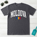 Moldova Collegiate Flag T-Shirt