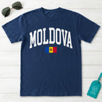 Moldova Collegiate Flag T-Shirt