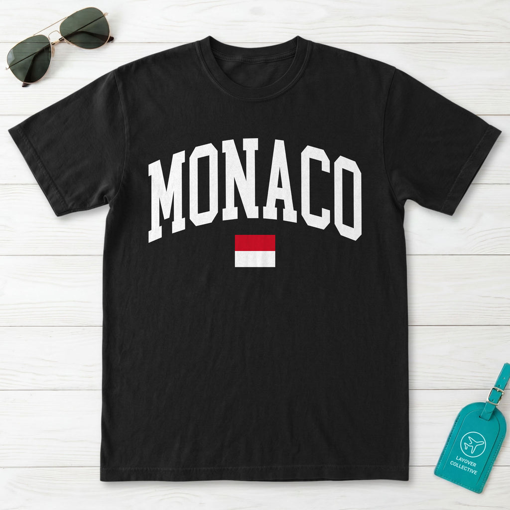 Monaco Collegiate Flag T-Shirt