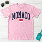 Monaco Collegiate Flag T-Shirt