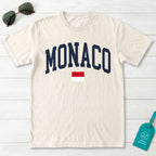Monaco Collegiate Flag T-Shirt