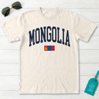 Mongolia Collegiate Flag T-Shirt