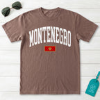 Montenegro Collegiate Flag T-Shirt