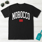 Morocco Collegiate Flag T-Shirt