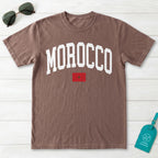 Morocco Collegiate Flag T-Shirt