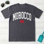 Morocco Collegiate Flag T-Shirt