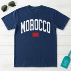 Morocco Collegiate Flag T-Shirt