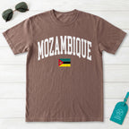 Mozambique Collegiate Flag T-Shirt