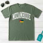 Mozambique Collegiate Flag T-Shirt