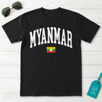 Myanmar Collegiate Flag T-Shirt