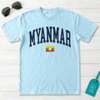 Myanmar Collegiate Flag T-Shirt