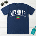 Myanmar Collegiate Flag T-Shirt
