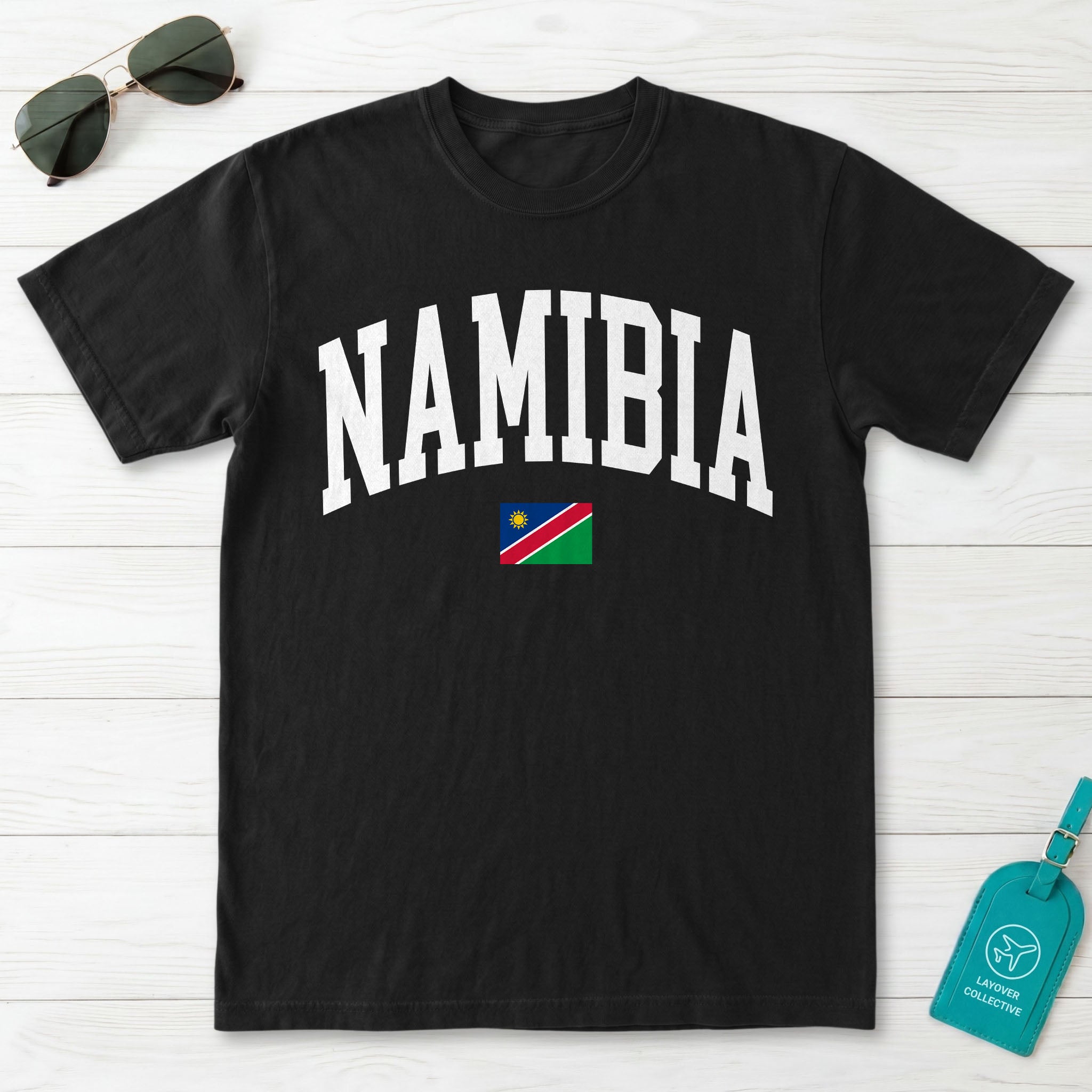 Namibia Collegiate Flag T-Shirt