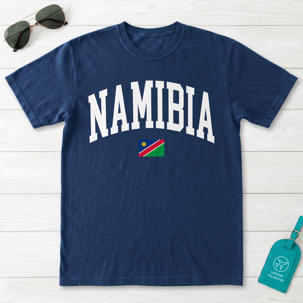 Namibia Collegiate Flag T-Shirt