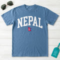 Nepal Collegiate Flag T-Shirt