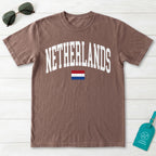 Netherlands Collegiate Flag T-Shirt