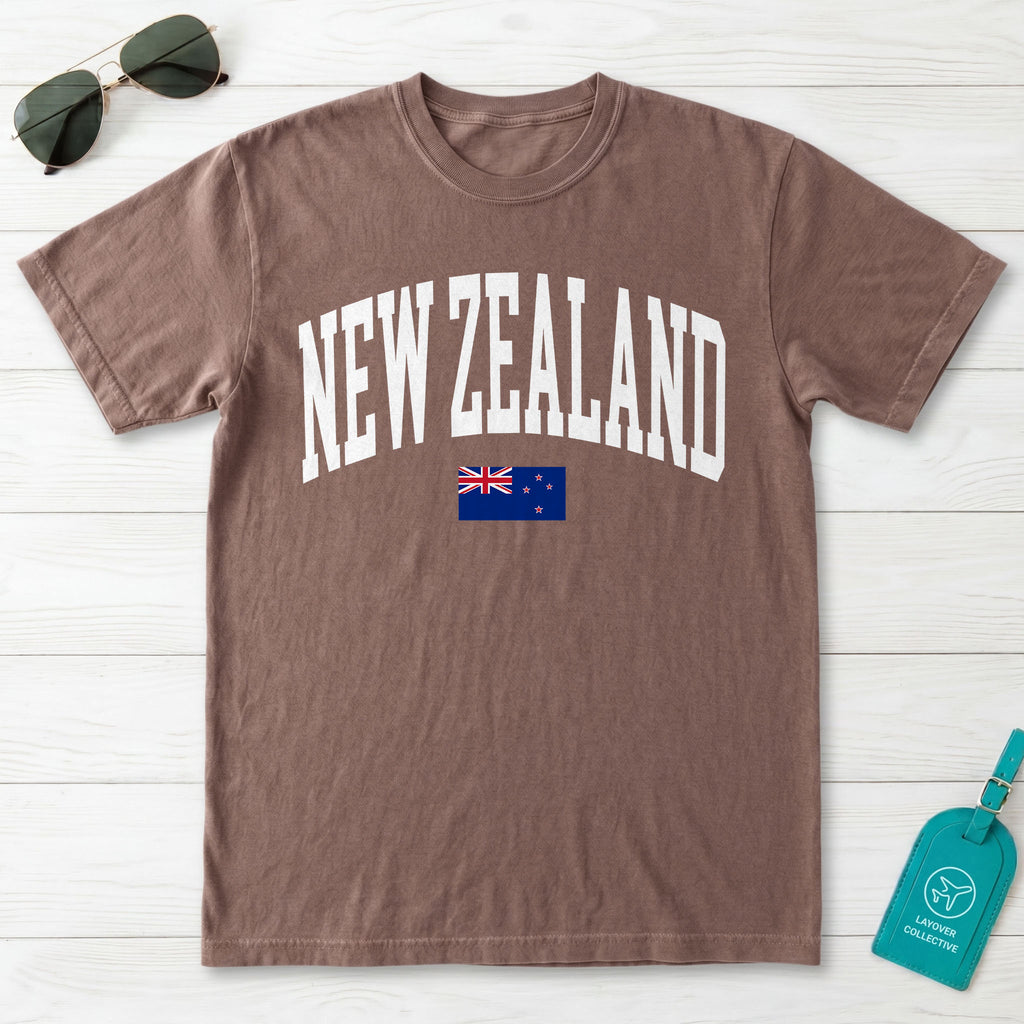 New Zealand Collegiate Flag T-Shirt
