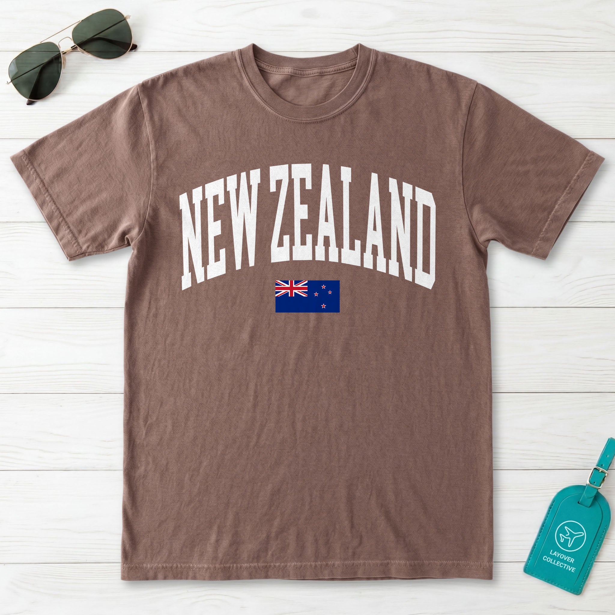 New Zealand Collegiate Flag T-Shirt