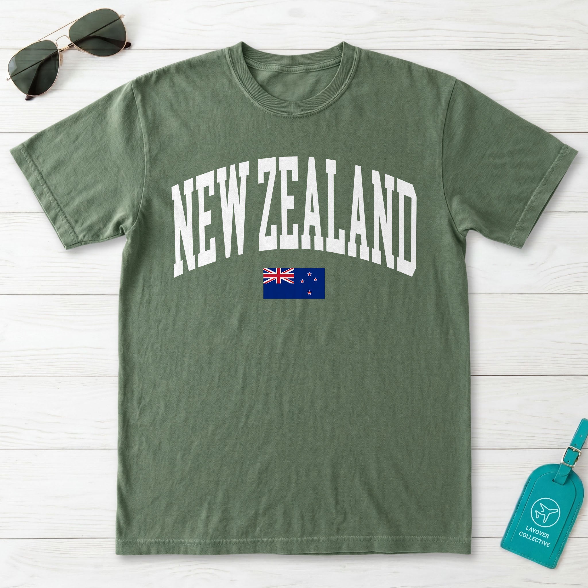 New Zealand Collegiate Flag T-Shirt