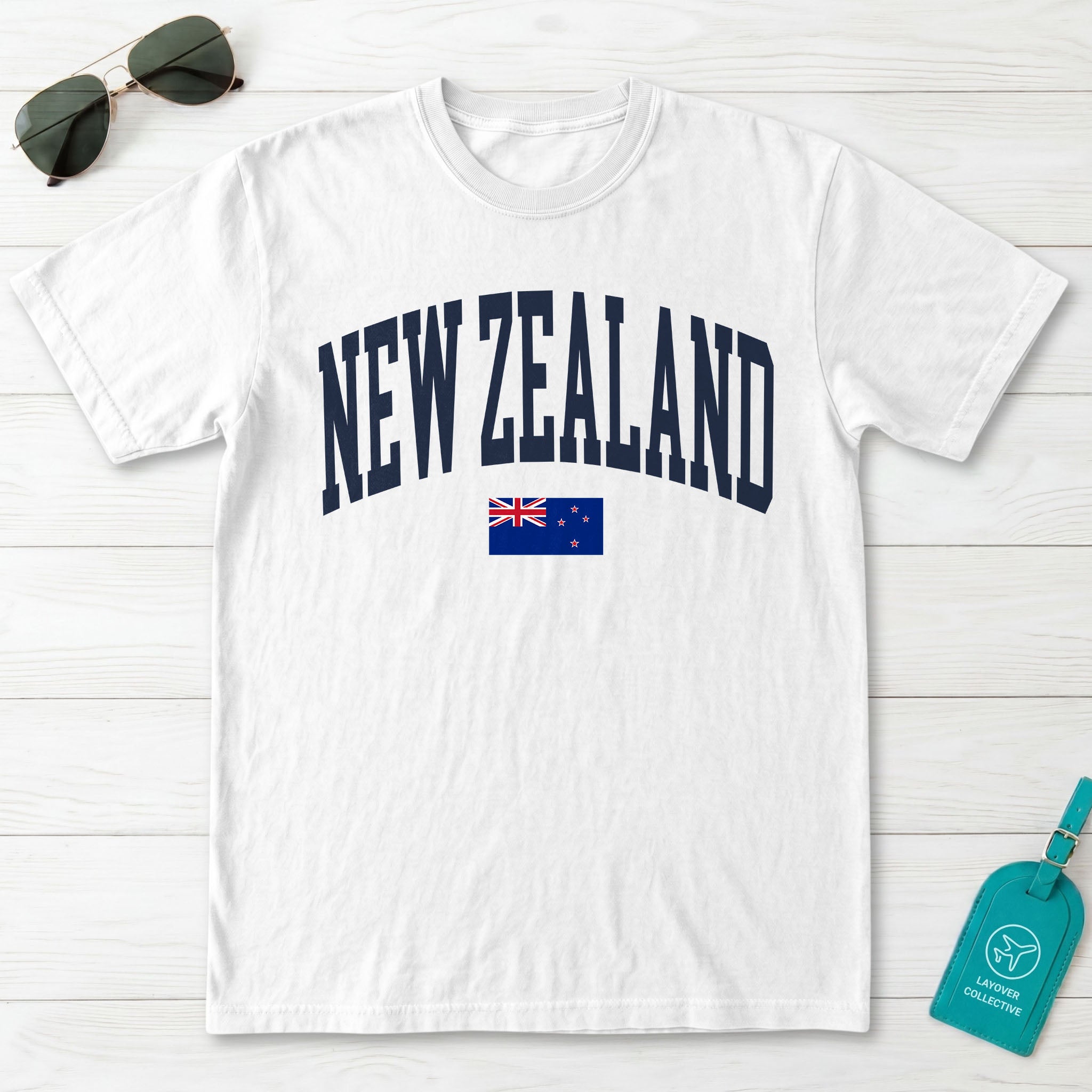 New Zealand Collegiate Flag T-Shirt