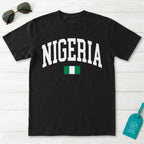 Nigeria Collegiate Flag T-Shirt